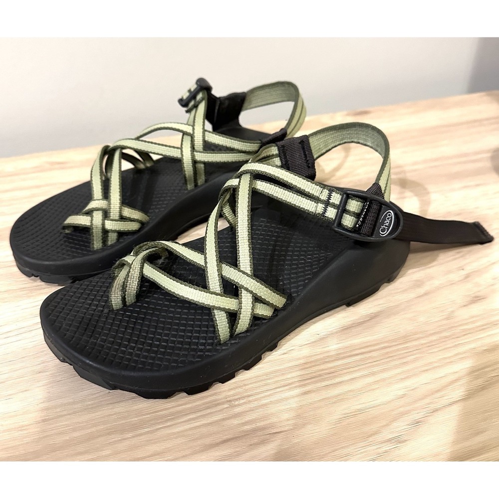 Womens 6M Chaco Zx/2 ZX2 Dual Classic Sandals Green USA Vibram Unaweep